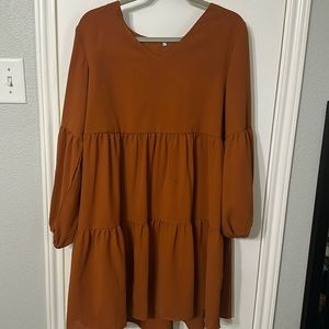 Amoretu Women’s Tunic Dress. V neck size large